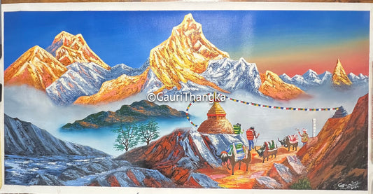Himalayan Landscape Painting